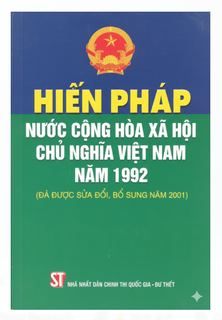 Hiến pháp nước Cộng hòa xã hội chủ nghĩa Việt Nam năm 1992 (đã được sửa đổi, bổ sung năm 2001)